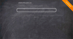 Desktop Screenshot of elektrobicykel.eu